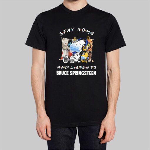 Stay Home and Listen to Bruce Springsteen Sweatshirt Cheap