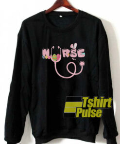 Stethoscope Nurse Tail Easter Bunny sweatshirt