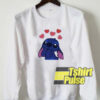 Stitch Falling In Love sweatshirt