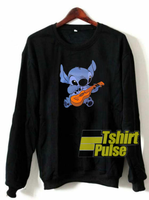 Stitch Playing Guitar sweatshirt