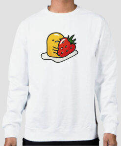 Strawberry Hug Gudetama Sweatshirt Cheap
