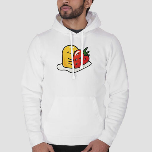 Strawberry Hug Gudetama Sweatshirt Cheap