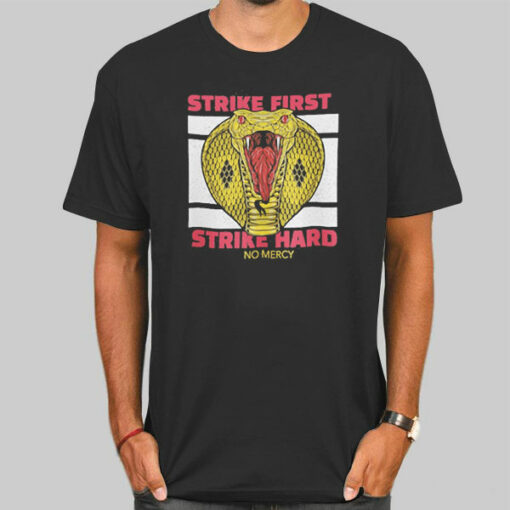 Strike First Strike Hard Cobra Kai Sweatshirt Cheap