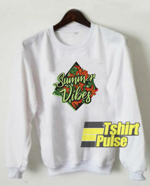 Summer Vibes Graphic sweatshirt