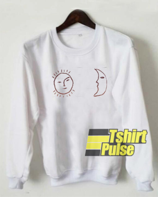 Sun and moon sweatshirt