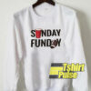 Sunday Funday Cup And Baseball sweatshirt