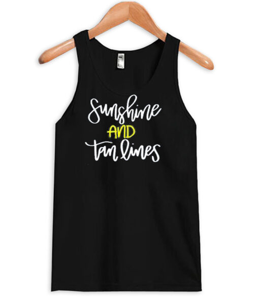 Sunshine & Tan Lines tank top