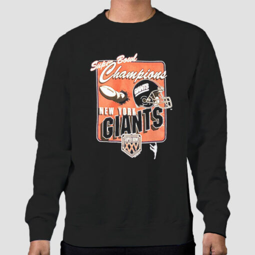 Super Bowl XXV Vintage Ny Giants Sweatshirt Cheap