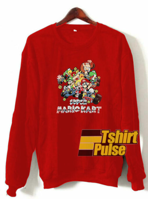 Super Mario Kart Red sweatshirt