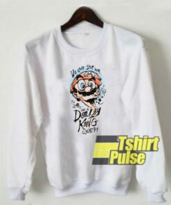Super Mario We Can’t Stop Here sweatshirt