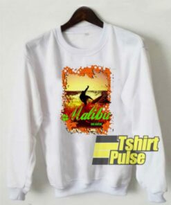 Surfing In Malibu Beach sweatshirt 1 Surfing In Malibu Beach sweatshirt 2