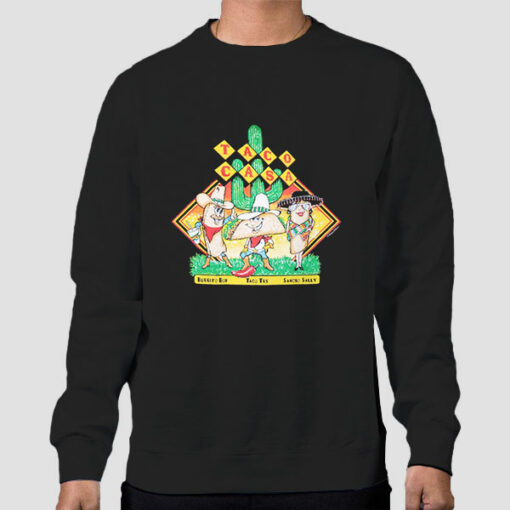 Taco Casa Character Taco Sweater Cheap