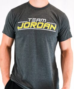 Team Jordan Grey and Yellow T-Shirt