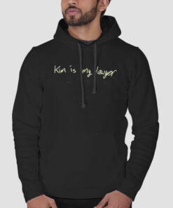 Text Printed Kim Is My Lawyer Sweatshirt Cheap
