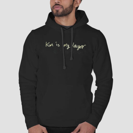 Text Printed Kim Is My Lawyer Sweatshirt Cheap