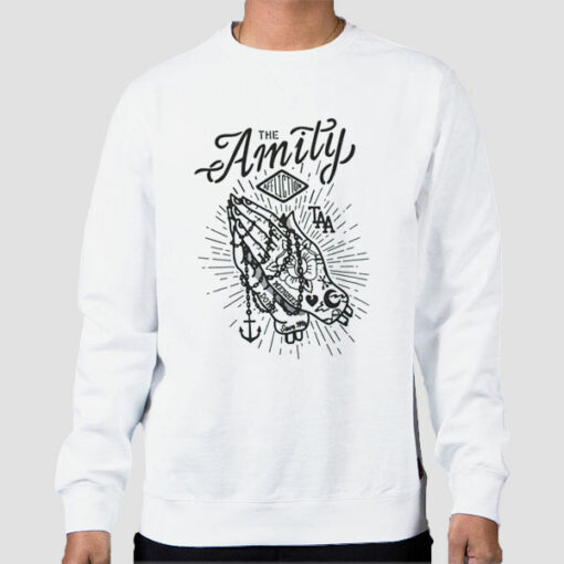 The Amity Affliction Merch Rosary Praying Sweatshirt Cheap