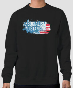 The Flag Socialism Distancing Sweatshirt Cheap The Flag Socialism Distancing Sweatshirt Cheap