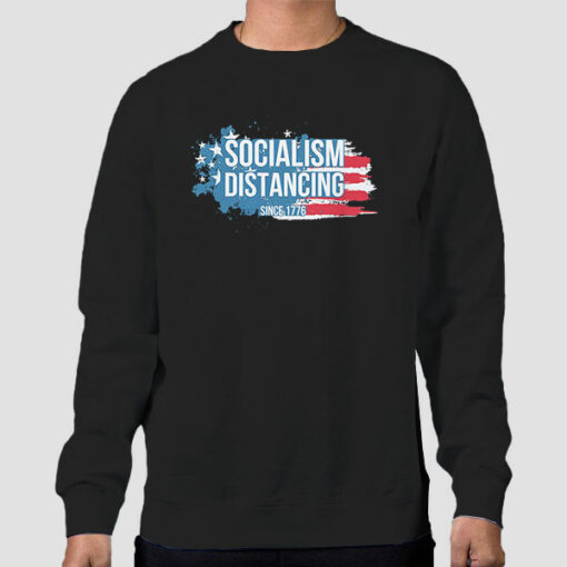 The Flag Socialism Distancing Sweatshirt Cheap