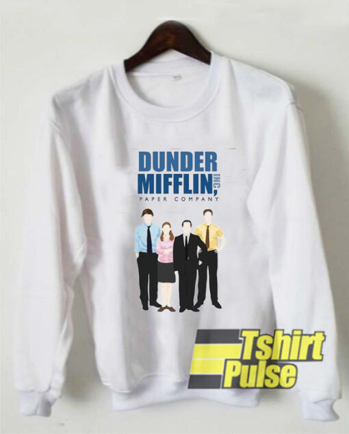 The Office Cartoon Dunder Mifflin sweatshirt