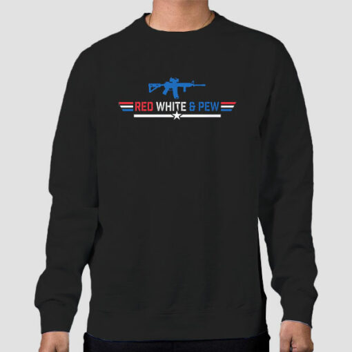 The Red White and Pew Sweatshirt Cheap