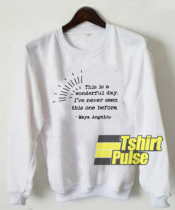 This Is A Wonderful Day sweatshirt