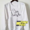 Tintin And Milou Merchandise sweatshirt