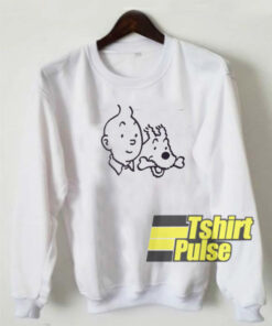 Tintin And Milou Merchandise sweatshirt