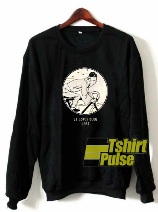 Tintin Le Lotus Bleu 1936 sweatshirt