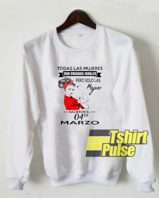 Todas las mujeres sweatshirt