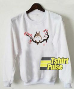 Totoro Sit On Cherry Tree sweatshirt