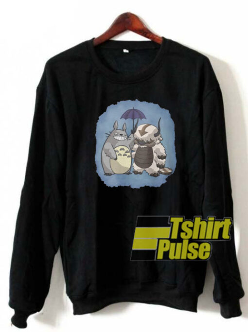 Totoro and Appa sweatshirt