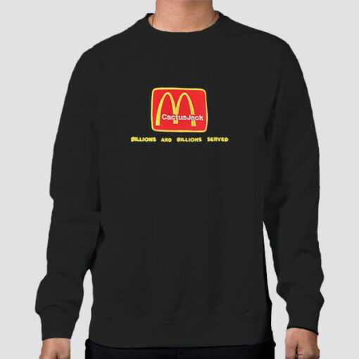 Travis Scott McDonalds Cactus Jack Sweatshirt Cheap