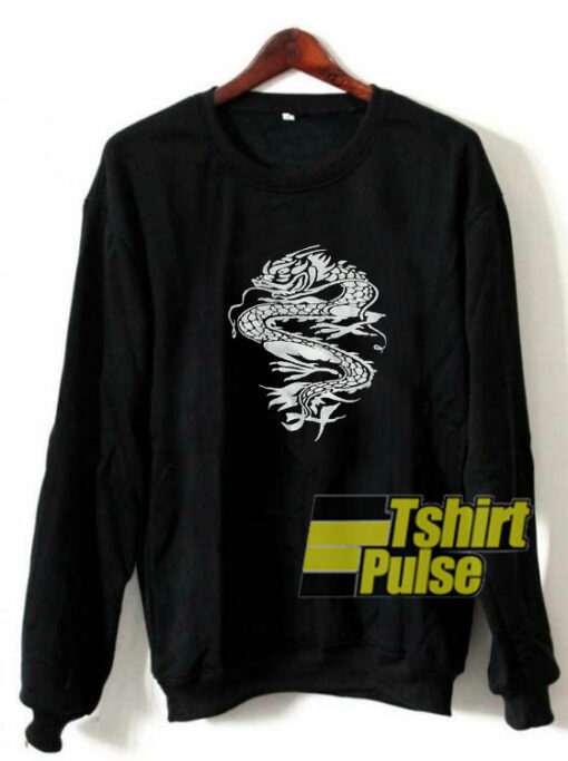 Tribal Dragon Print sweatshirt