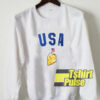 USA Flag Cheese sweatshirt