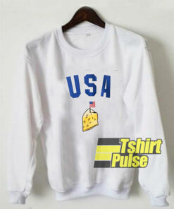 USA Flag Cheese sweatshirt