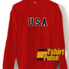 USA Red sweatshirt