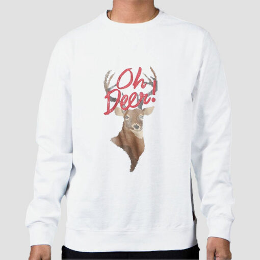 Ugly Christmas Oh Deer Sweatshirt Cheap