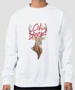 Ugly Christmas Oh Deer Sweatshirt Cheap 4