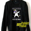 Unicorn Dabbing back sweatshirt