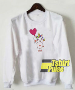 Unicorn Heart Balloon sweatshirt