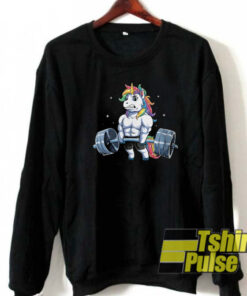 Unicorn Weightlifting sweatshirt