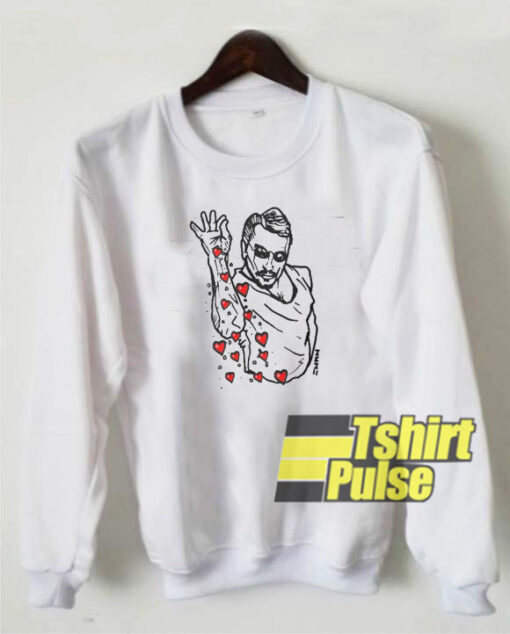 Valentine Hearts Saltbae sweatshirt