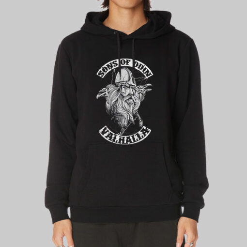 Valhalla Vikings Sons of Odin Sweatshirt Cheap