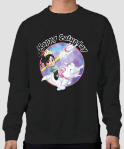 Vanellope Rainbow Galaxy Caturday Sweatshirt Cheap Vanellope Rainbow Galaxy Caturday Sweatshirt Cheap