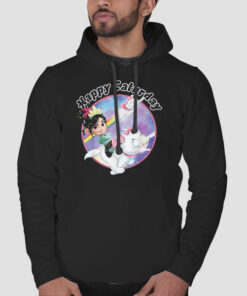 Vanellope Rainbow Galaxy Caturday Sweatshirt Cheap