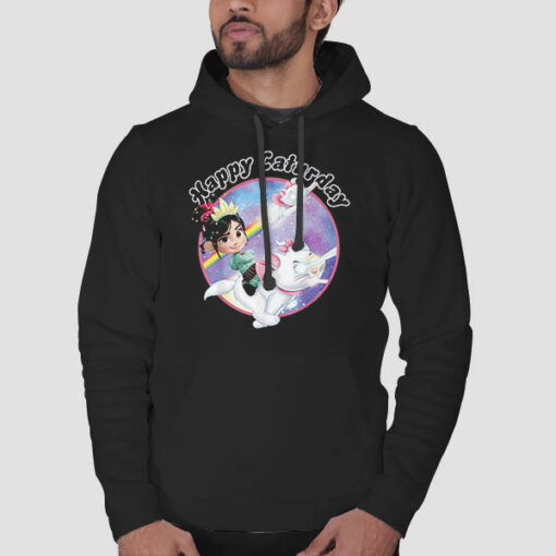 Vanellope Rainbow Galaxy Caturday Sweatshirt Cheap