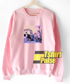 Vaporwave Tokyo City Anime sweatshirt Vaporwave Tokyo City Anime sweatshirt
