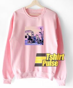 Vaporwave Tokyo City Anime sweatshirt