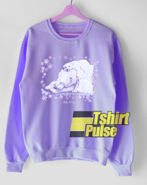 Vintage 90s Alaska Polar Bear sweatshirt