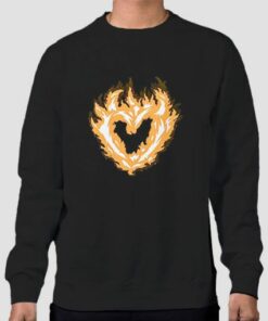Vintage Flame Heart on Fire Sweatshirt Cheap 3 Vintage Flame Heart on Fire Sweatshirt Cheap 4